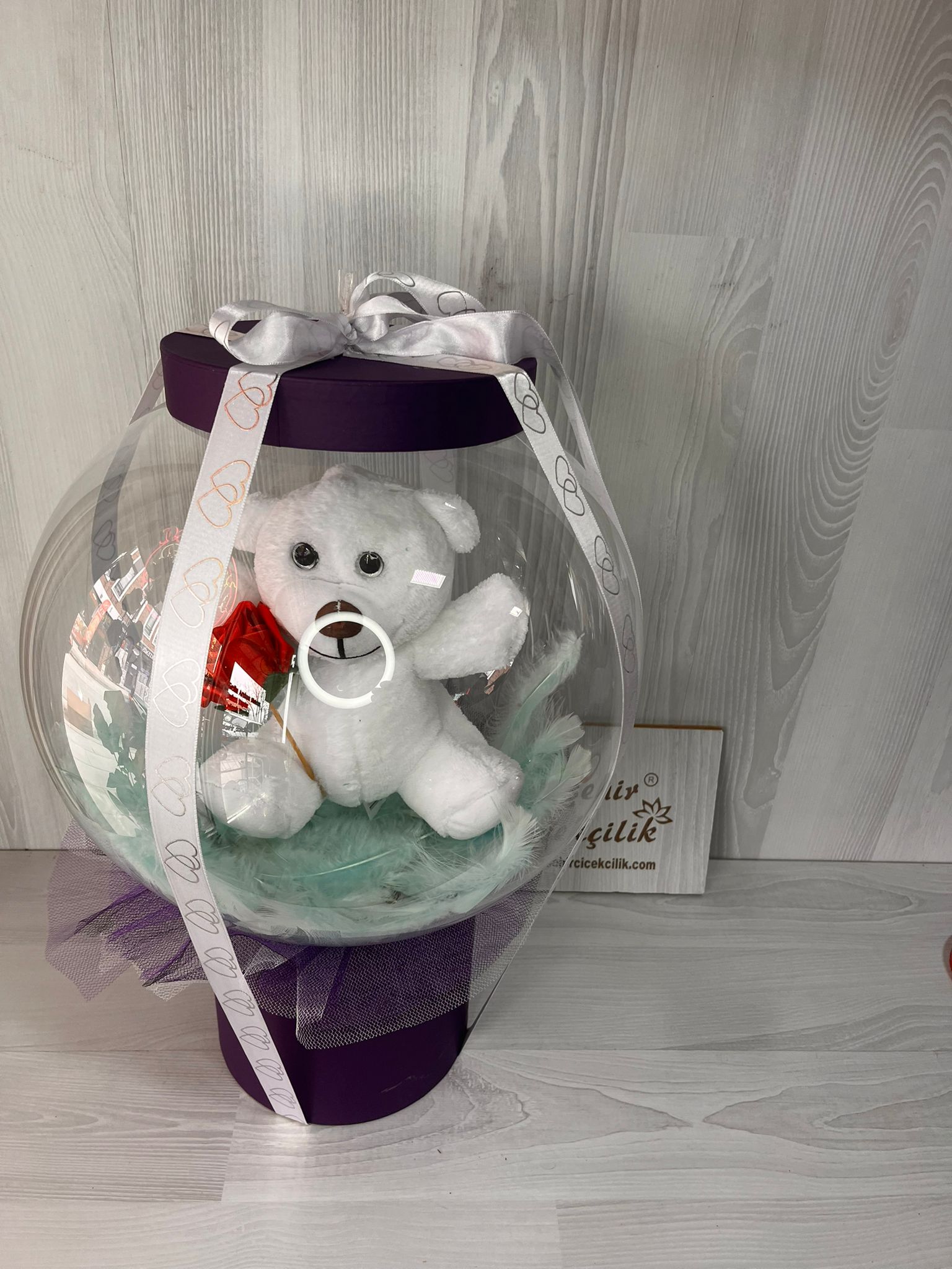 balonlu tip peluşlu ürün